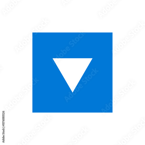 Free Download Blue Down Arrow Icon
 - GFXLoad