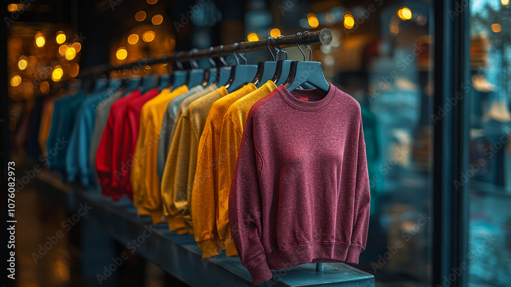 Obraz premium Design an impactful cover photo for a fashion brand specializing in t-shirts and sweatshirts.