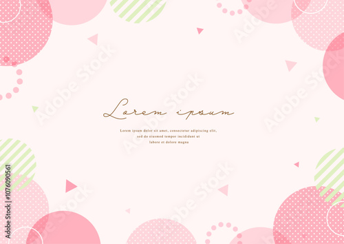 Pop geometric background design