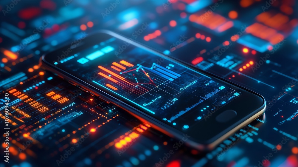 Application of Smartphone with Business Graph and Analysis