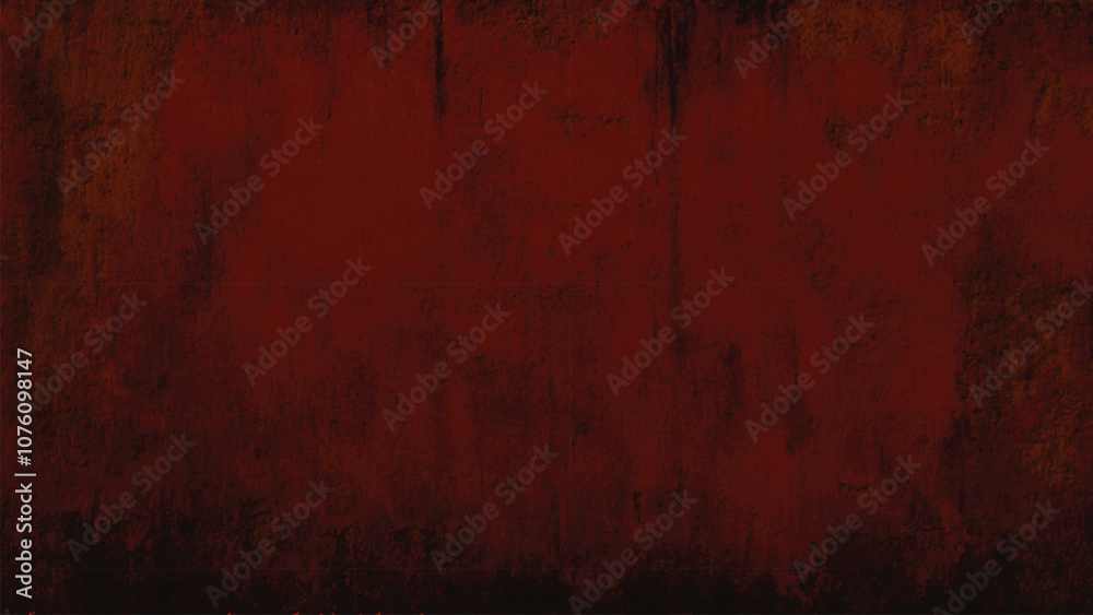 Rustic grunge textured dark red color old concrete wall surface for background. Grunge dusty texture background concrete cement wall background for template, scratch grunge urban background.