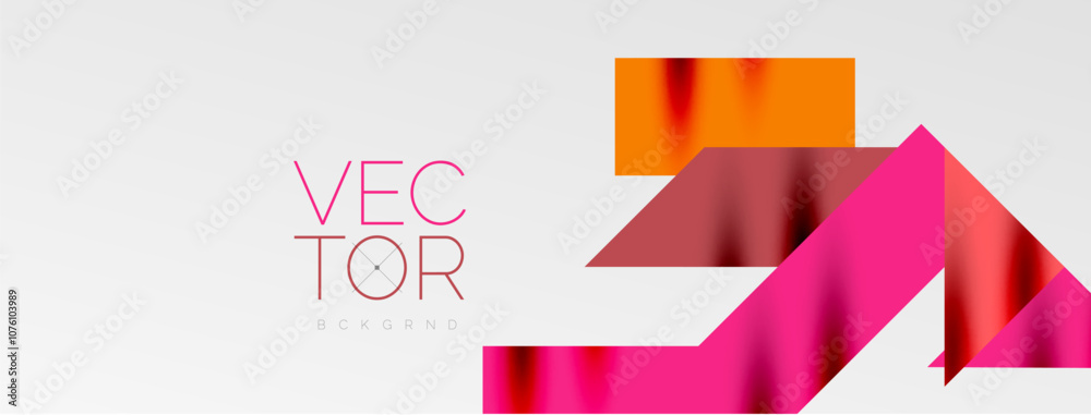 Minimal composition abstract lines and triangles background. Vector Illustration For Wallpaper, Banner, Background, Card, Book Illustration, landing page