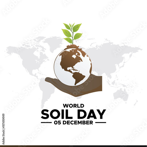 World Soil Day (WSD) Vector Illustration, greeting card, poster, banner, World Soil Day December 05 Background Vector Illustration