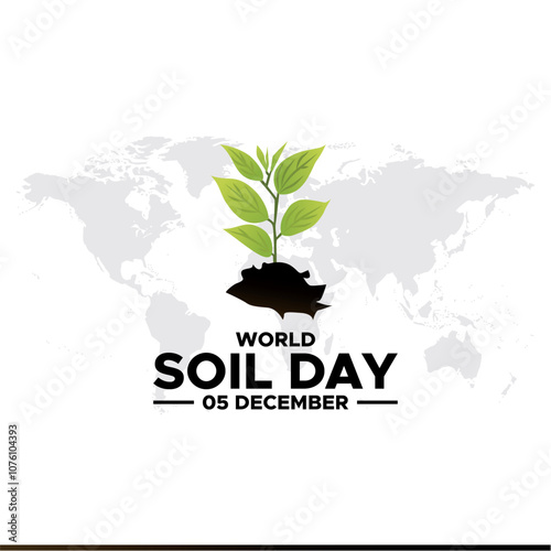 World Soil Day (WSD) Vector Illustration, greeting card, poster, banner, World Soil Day December 05 Background Vector Illustration
