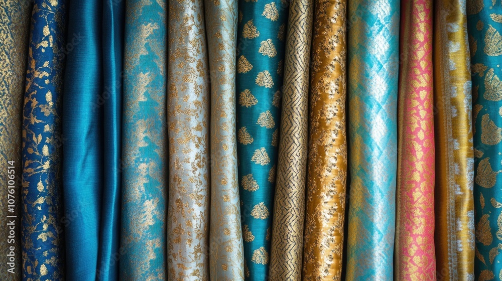 Vibrant Textiles in Vivid Colors and Patterns Vibrant Textiles in Vivid Colors and Patterns