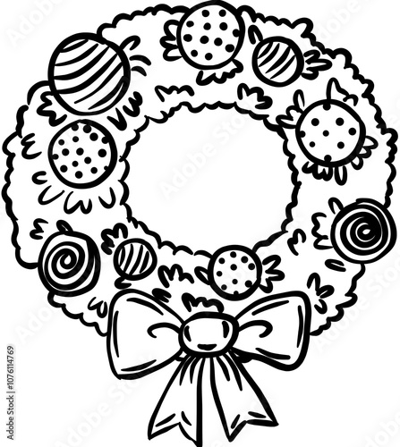 Christmas decorations, wreaths​ 