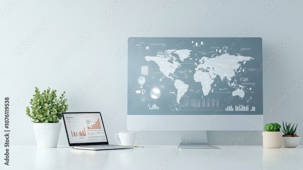 Create a productive atmosphere in a casual office environment with effective design and technology integration Create a productive atmosphere in a casual office environment with effective design and technology integration