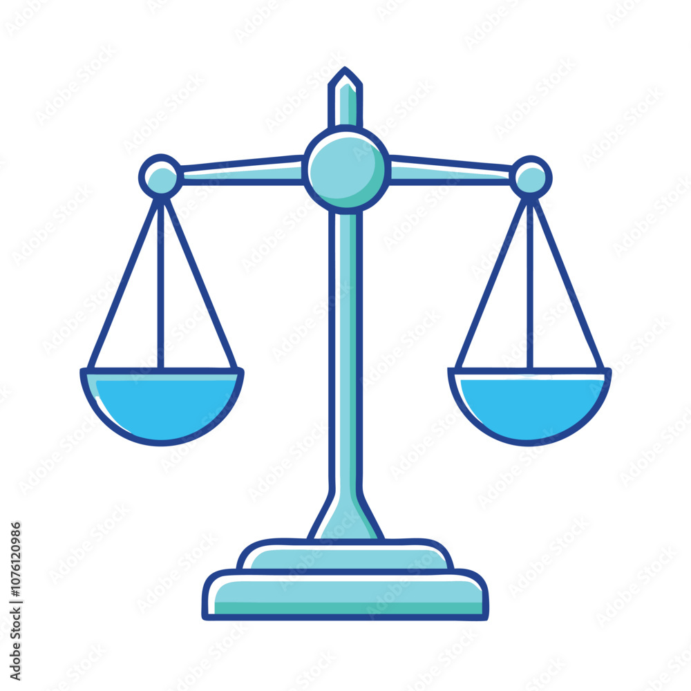 Vector illustration of the scales of justice, Vector illustration of the scales of justice Vector illustration of the scales of justice, Vector illustration of the scales of justice