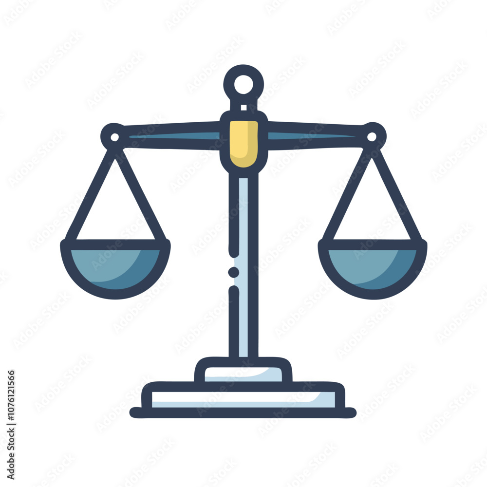 Vector illustration of the scales of justice, Vector illustration of the scales of justice Vector illustration of the scales of justice, Vector illustration of the scales of justice
