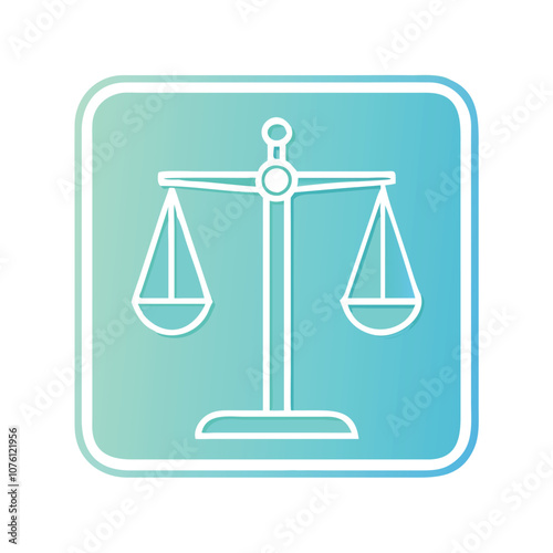 Vector illustration of the scales of justice, Vector illustration of the scales of justice