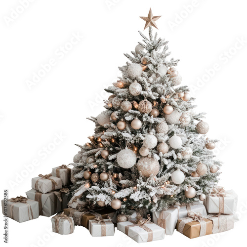 christmas tree with gifts