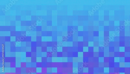 Minimalist Blue Abstract Texture with Subtle Gradients and Pixelated Background Effects