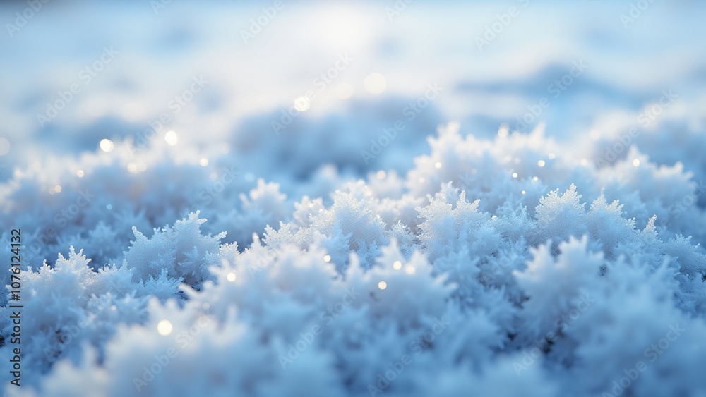 Obraz premium frost on the branches