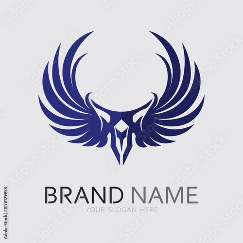 Wings logo vector icon symbol illustration design template