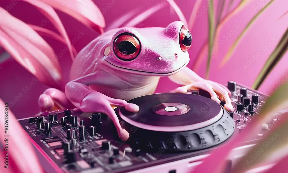 Fashion dj frog 