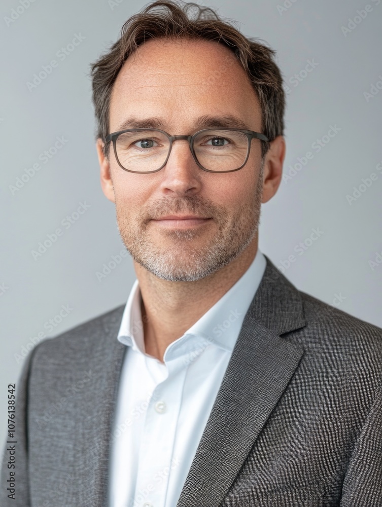 Man in suit and glasses Man in suit and glasses