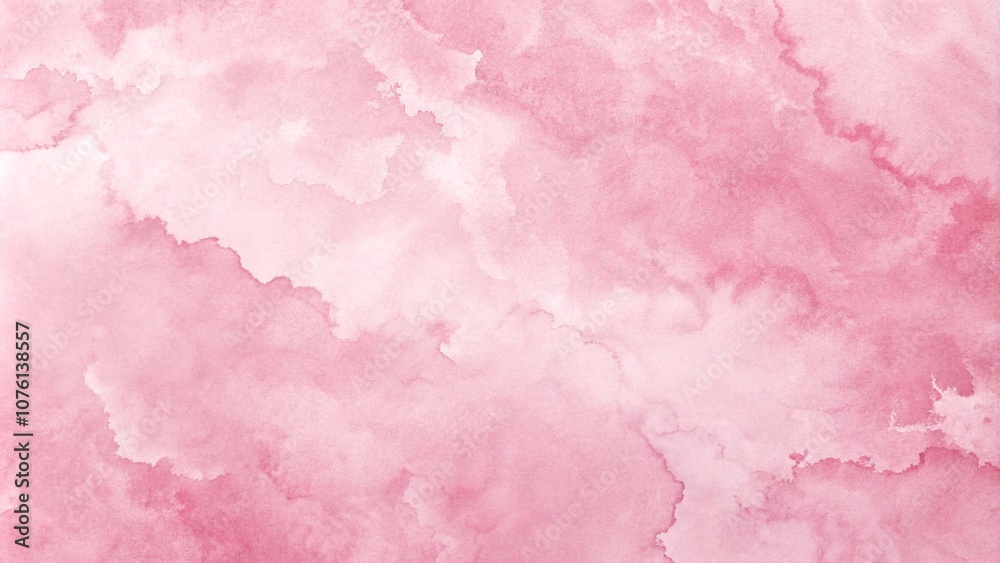 Pink watercolor painted paper texture background.
Pink watercolor painted paper texture background.