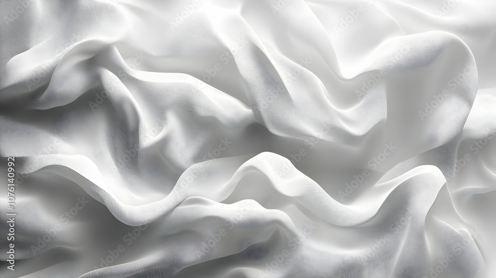 Abstract White Fabric Background Abstract White Fabric Background