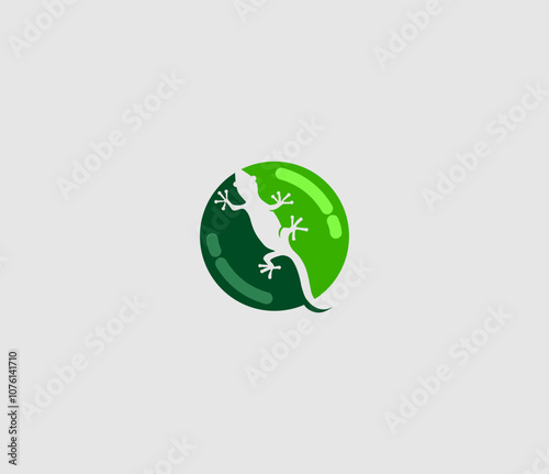 Lizard Logo Template vector illustration design.