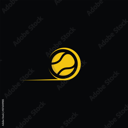 This logo depicts a fast-moving padel ball, giving a dynamic and energetic impression.