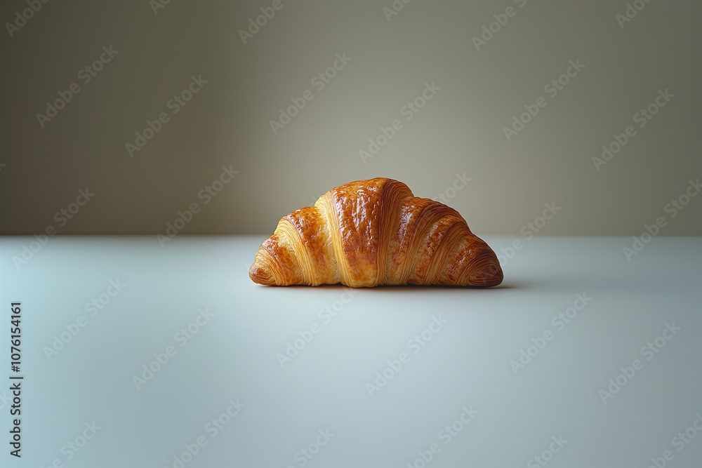 Croissant on white background Croissant on white background