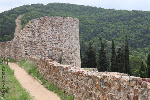 Aydos Castle view, also known as Goat (Keçi) Castle, is an eastern Roman period castle located on the 325-meter extension of Aydos Hill in the Sultanbeyli district of Istanbul, Turkey.