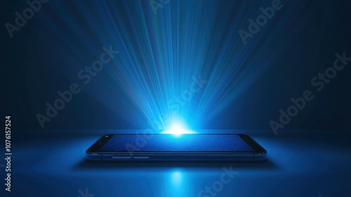 Smartphone with Glowing Light