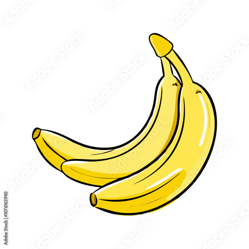 banana icon, fruits vector icon - simple vector illustration of a banana, in a simple and clean style, suitable for food and health themes. fruits flat illustration.