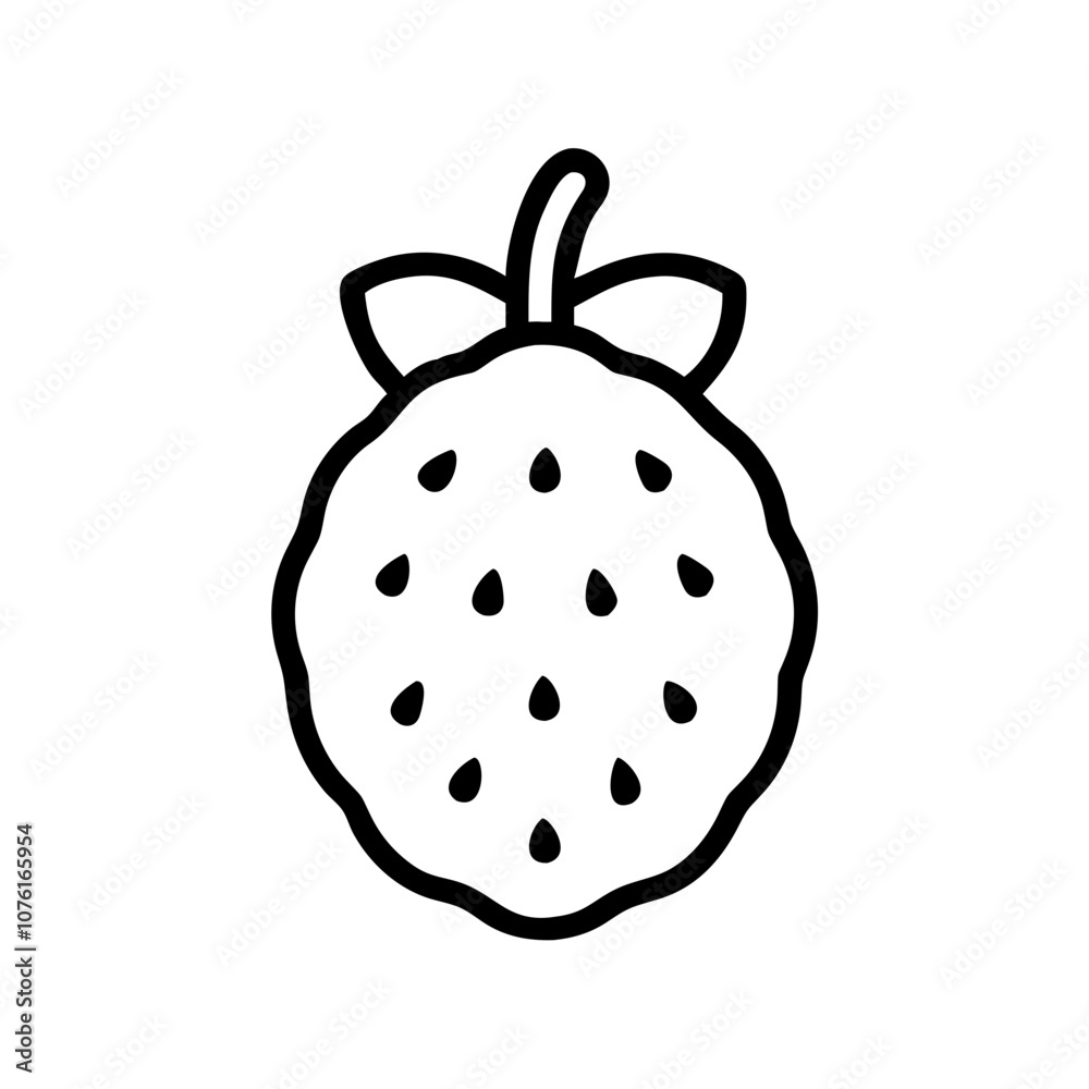 cherimoya icon, fruits vector icon - simple vector illustration of a cherimoya, in a simple and clean style, suitable for food and health themes. fruits flat illustration. cherimoya icon, fruits vector icon - simple vector illustration of a cherimoya, in a simple and clean style, suitable for food and health themes. fruits flat illustration.