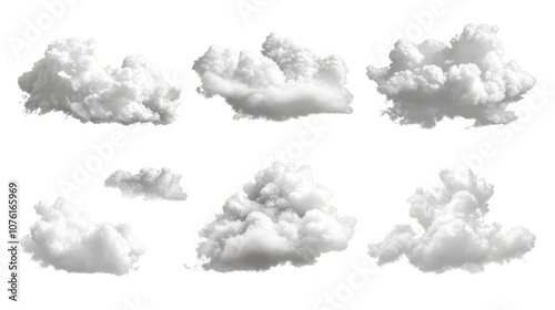 Expansive cloud scape panorama, wispy cirrus clouds drift across vibrant blue sky in breathtaking aerial view photo