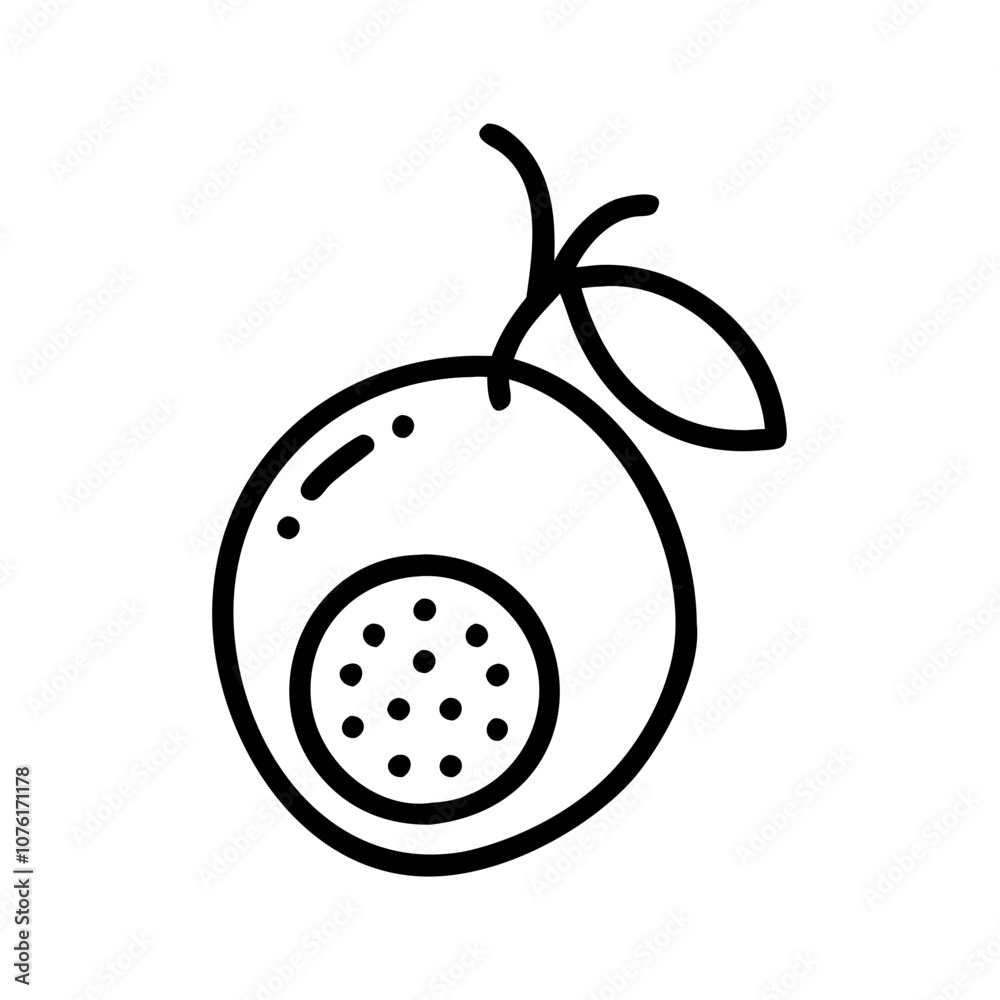 passion fruit icon, fruits vector icon - simple vector illustration of a passion fruit, in a simple and clean style, suitable for food and health themes. fruits flat illustration. passion fruit icon, fruits vector icon - simple vector illustration of a passion fruit, in a simple and clean style, suitable for food and health themes. fruits flat illustration.