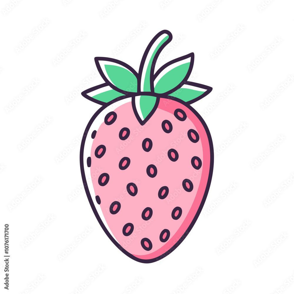 pineberry icon, fruits vector icon - simple vector illustration of a pineberry, in a simple and clean style, suitable for food and health themes. fruits flat illustration. pineberry icon, fruits vector icon - simple vector illustration of a pineberry, in a simple and clean style, suitable for food and health themes. fruits flat illustration.