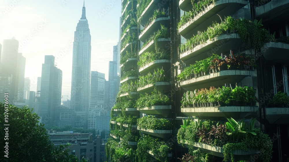 Obraz premium Green Architecture in the City