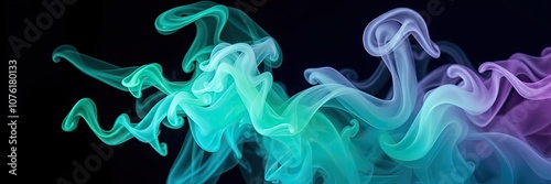 A vibrant explosion Abstract background, of colorful smoke, showcasing a blend of 2 or 3 color. Cover book or wallpapaer