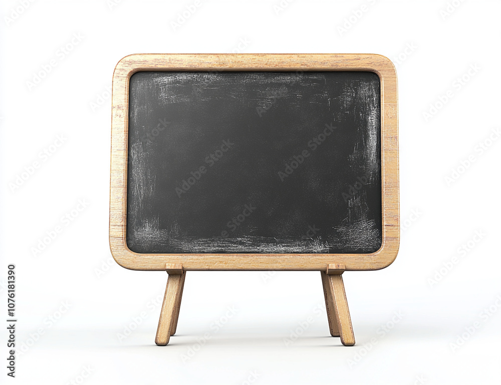 black chalkboard on wooden stand, perfect for menus or notes black chalkboard on wooden stand, perfect for menus or notes