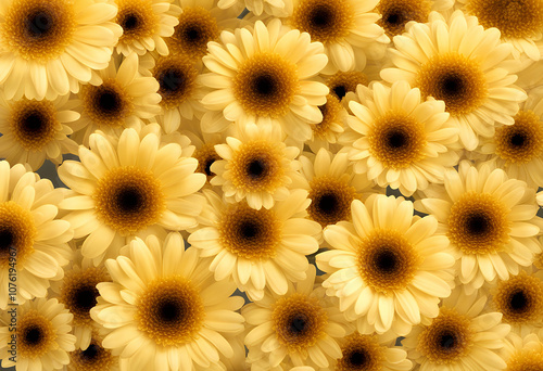 gerbera olated background created assorted daisy ads yellow flower transparent photo