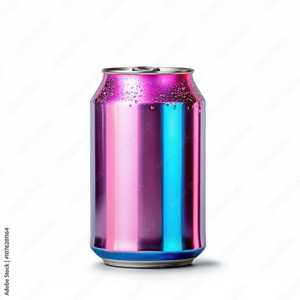 A photostock of colorful aluminum soda cans with a gradient design, perfect for beverage or summer themes, isolated on transparent PNG background, High Quality A photostock of colorful aluminum soda cans with a gradient design, perfect for beverage or summer themes, isolated on transparent PNG background, High Quality