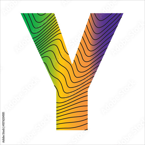 1y Creative Yy Logo - High quality Y Logo PSD - Wavy Warped Text - Letter Y