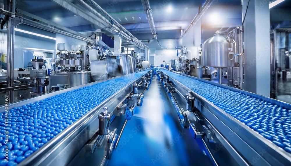 Fototapeta premium medicine production company 