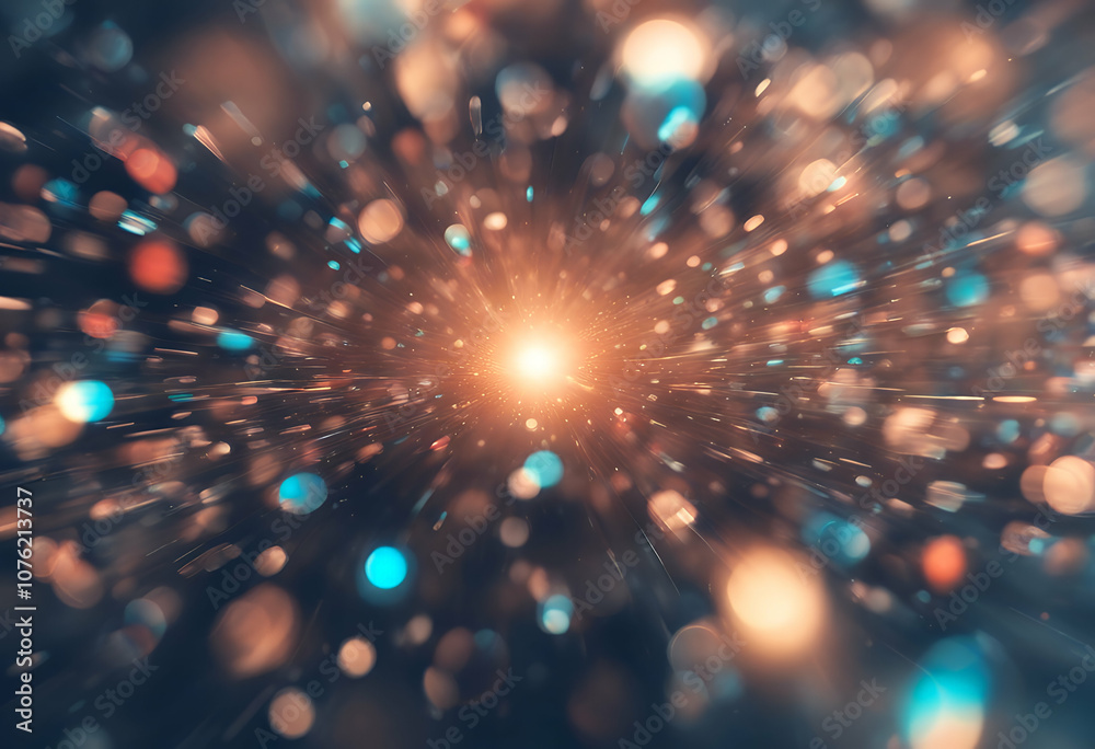 Fototapeta premium light background xmas explosion