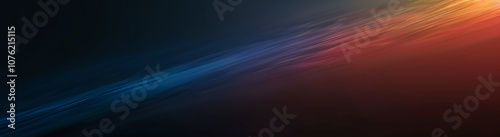 Abstract Flowing Lines in a Multi-Colored Gradient Design