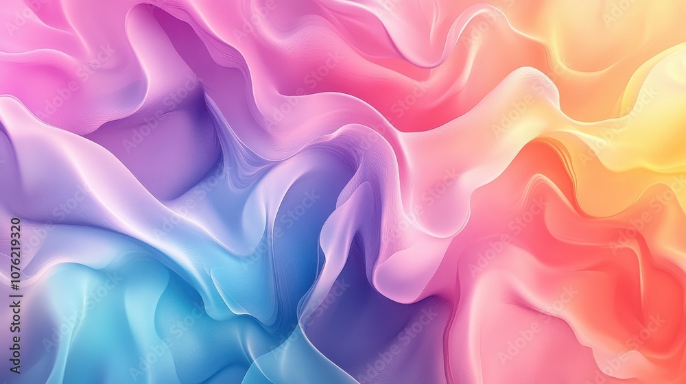 A vibrant abstract swirl of pastel colors in flowing waves, creating a dreamy and soft atmosphere. A vibrant abstract swirl of pastel colors in flowing waves, creating a dreamy and soft atmosphere.