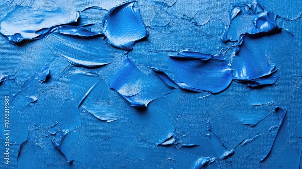 Abstract blue texture created on a crumpled canvas, emphasizing a unique and artistic expression. This blue painted design offers ample copy space for versatile use. Abstract blue texture created on a crumpled canvas, emphasizing a unique and artistic expression. This blue painted design offers ample copy space for versatile use.