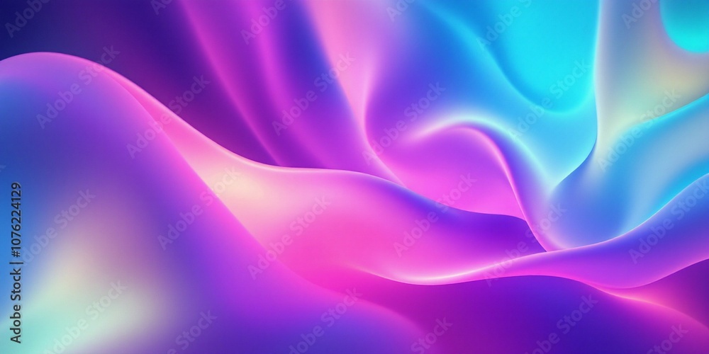 Obraz premium A colorful, flowing background with a purple and blue hue