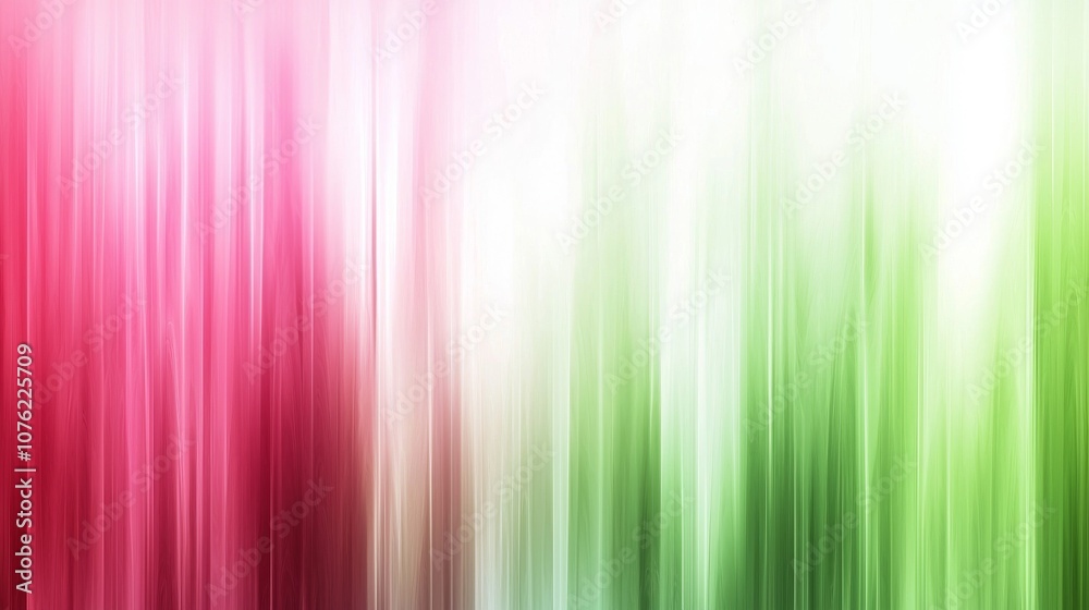Obraz premium Pink and Green Gradient Vertical Streaks