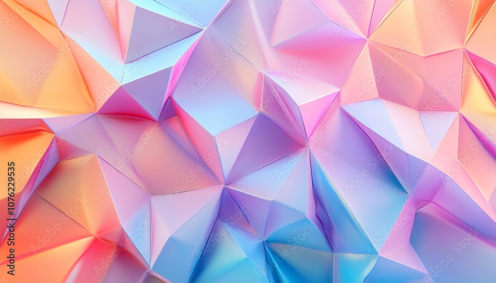 Pastel Geometric Abstract Background with Soft Shapes Light Effects Pastel Geometric Abstract Background with Soft Shapes Light Effects