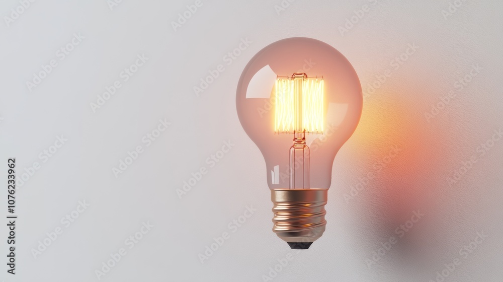 A 3D image shows a glowing light bulb against a white background. The bulb is shaped like the Earth. A 3D image shows a glowing light bulb against a white background. The bulb is shaped like the Earth.