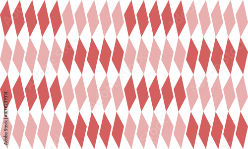 Pink diamond rhombus zigzag vertical strip, repeat seamless pattern design for fabric print or t-shirt screen or background, thunder zig zag