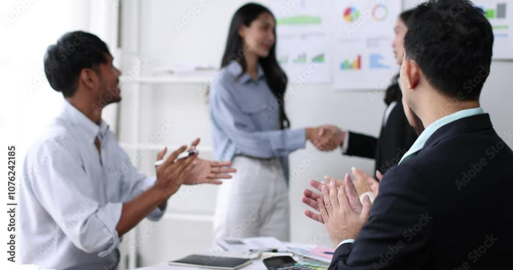 Business handshake for teamwork of business merger and acquisition,successful negotiate,hand shake,two businessman shake hand with partner to celebration partnership and business deal concept
Business handshake for teamwork of business merger and acquisition,successful negotiate,hand shake,two businessman shake hand with partner to celebration partnership and business deal concept