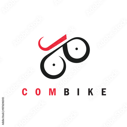  bicycle logo with the concept of letters C and B, for bike communities and can also be used for bicycle brands